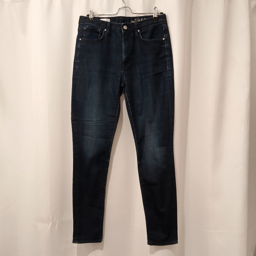 GAP Dark Wash Skinny Jeans - Dark Blue